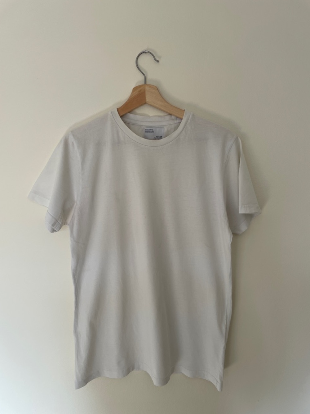Colorful Standard White Crew Neck Tee - Men's